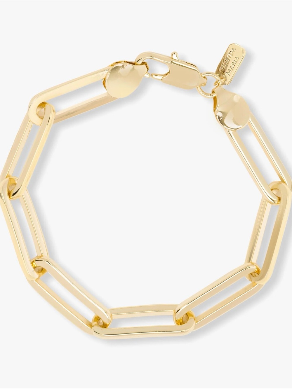 Melinda Maria Carrie Chain Link Bracelet 8mm
Gold